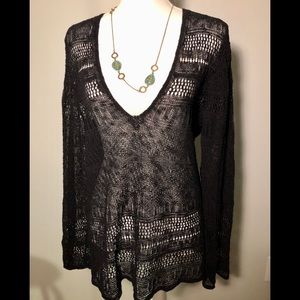 Gorgeous Coldwater Creek 3/4 Sleeve Top. Size L